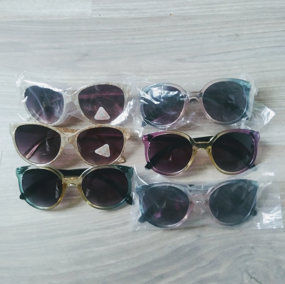 6 Pair Sunglasses Bundle